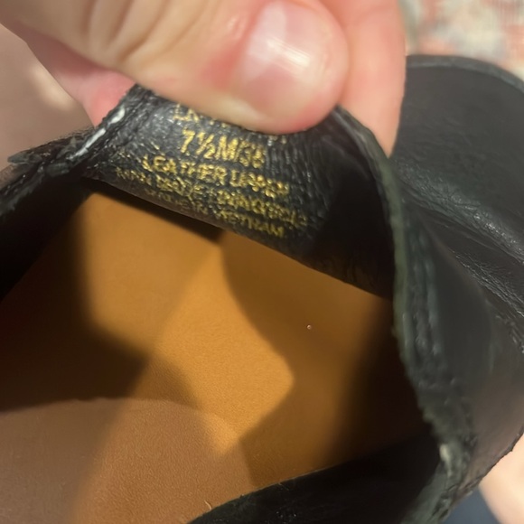 Lucky Brand Classic Black Leather Loafers - Picture 4 of 4